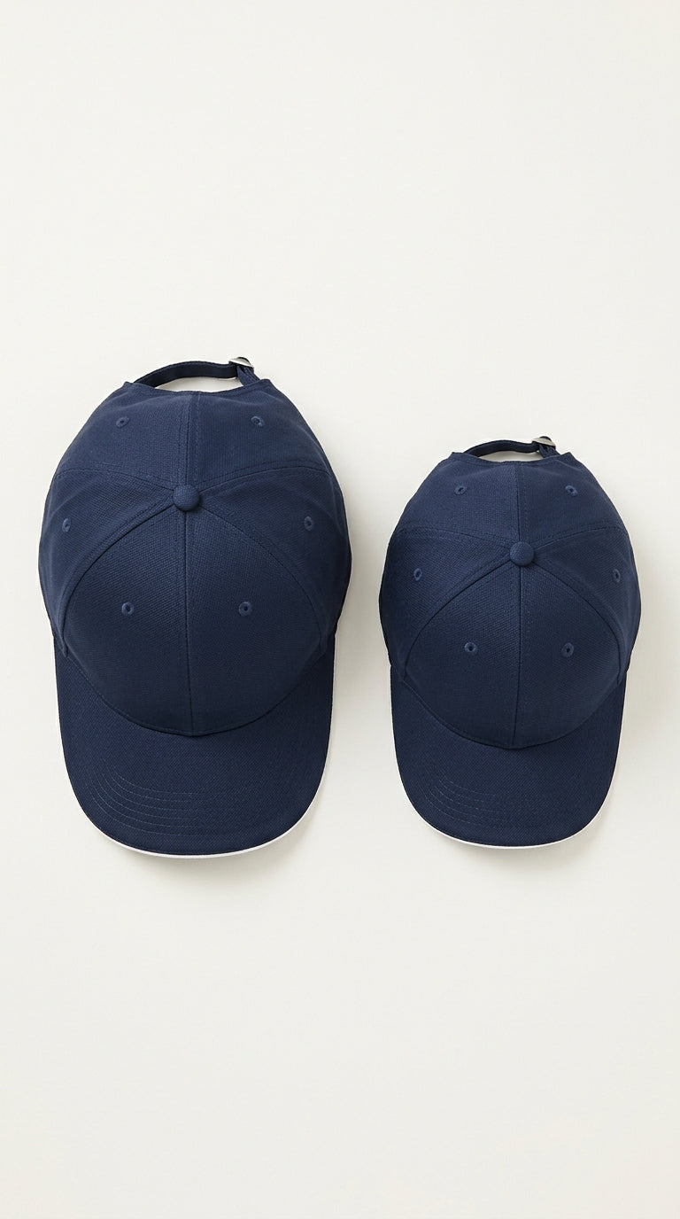 Navy — both caps, birds eye view